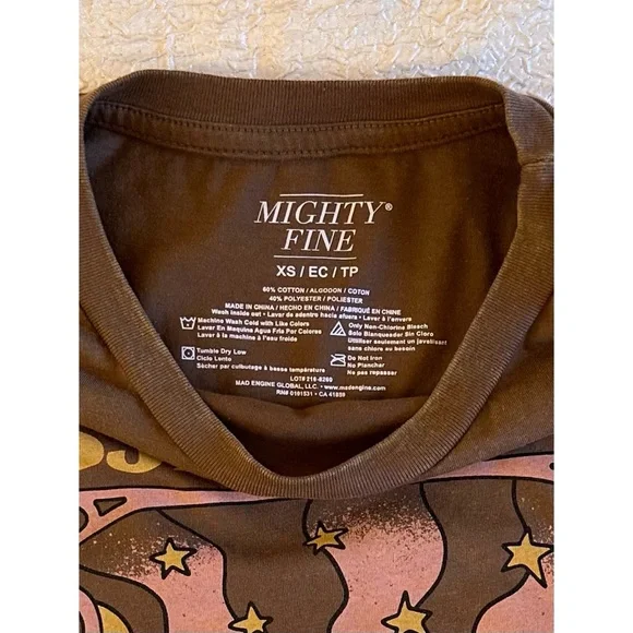 Mojave Desert Oversized Graphic Tee Vintage Brown XS. - Picture 5 of 7